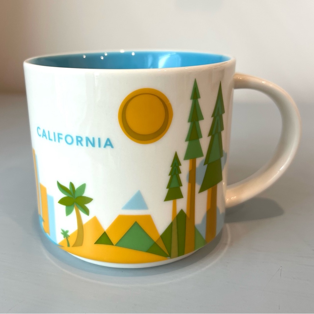 Starbucks California Coffee Mug 2017 YOU ARE HERE State Collector Series 14 oz